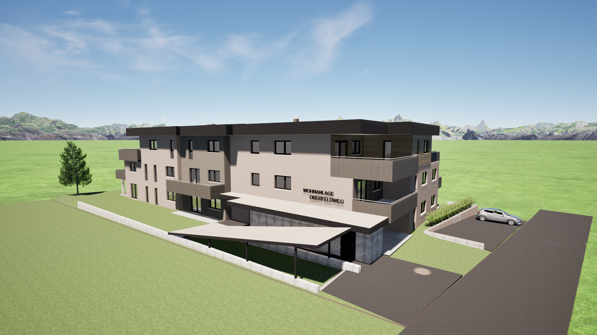 Forderansicht Rendering